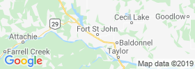 Fort St. John map